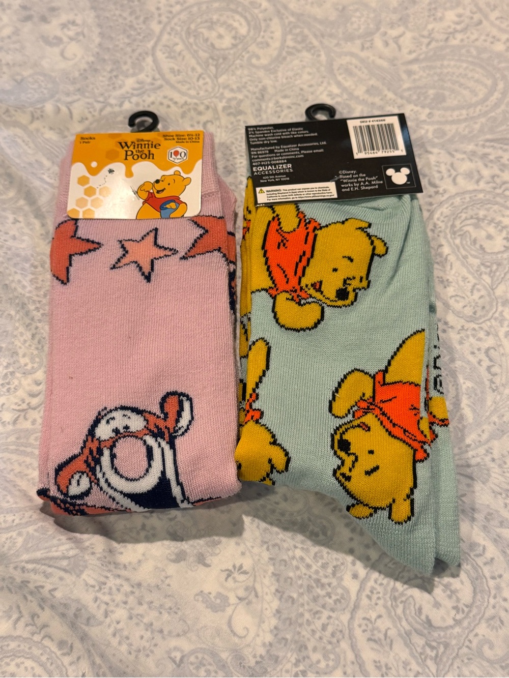 Winnie the Pooh & Tigger Unisex Crew Socks